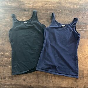 Black and Navy Tank Tops duo Duluth trading co size medium m top bundle pair